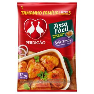 Sobrecoxa de Frango Perdigão Assa Fácil Temperada 1,2Kg