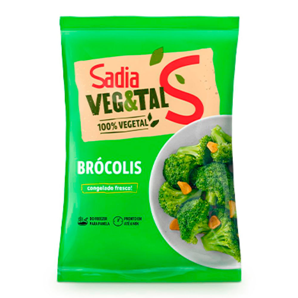 Brócolis Conegaldo Veg & Tal Sadia Pacote 1Kg