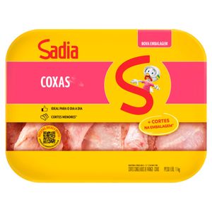 Coxa de Frango Sadia Cortes Menores Congelada 1Kg
