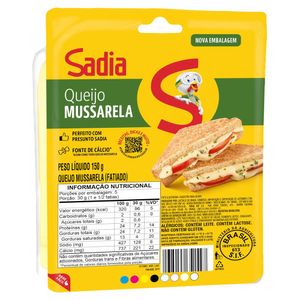 Queijo Mussarela Sadia Soltiíssimo Fatiado 150g