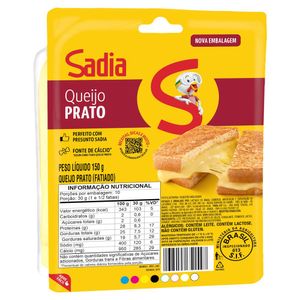 Queijo Prato Sadia Soltíssimo Fatiado 150g