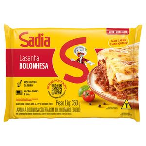 Lasanha Sadia Mini Bolonhesa 350g