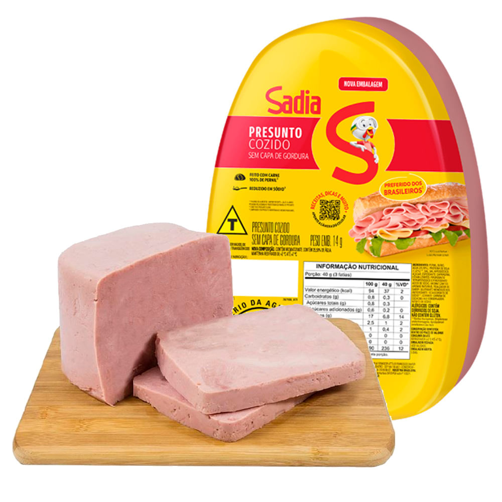 Presunto Cozido Sadia s/ Capa Pedaço