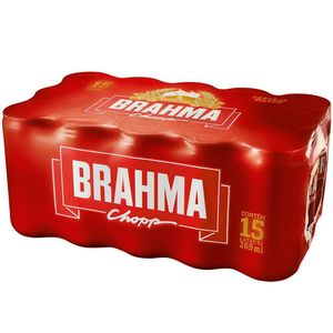 Cerveja Brahma Chopp Pilsen 269ml Lata Pack c/15 Unid