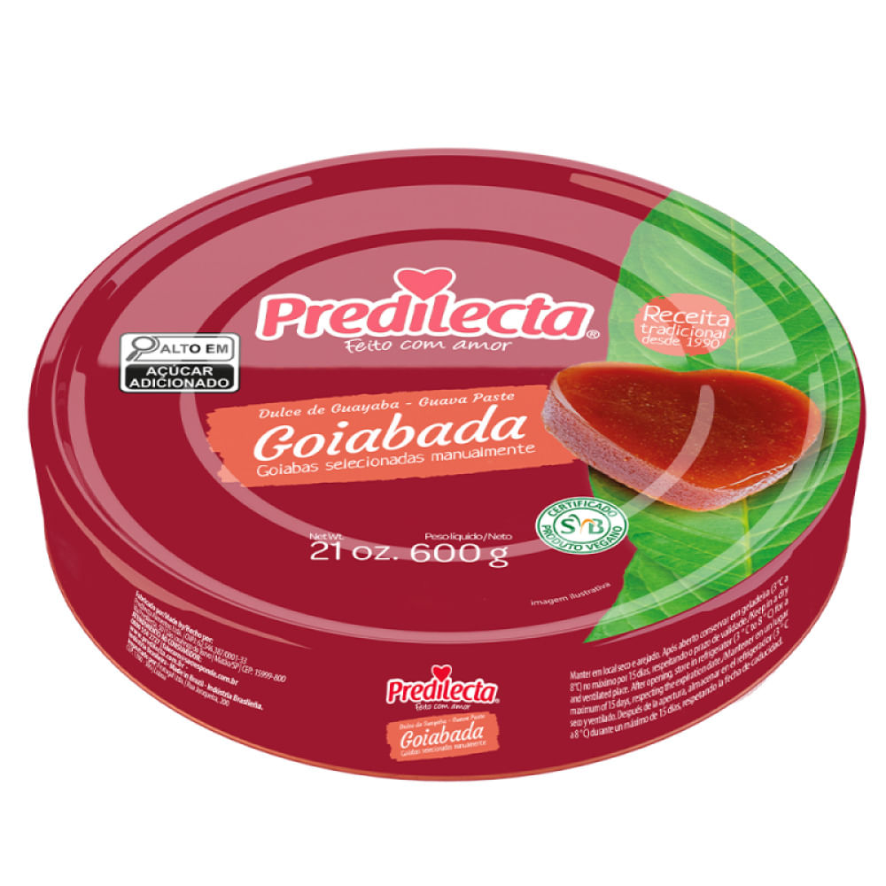 GOIABADA PREDILECTA LATA 600G