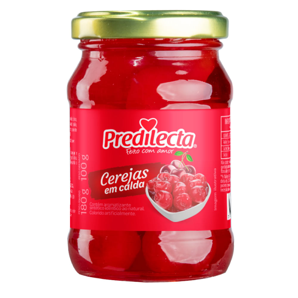 Cereja Em Calda Predilecta 100g