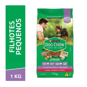 Alimento p/ Cães Purina Raças Minis e Pequenas Carne/Frango/Arroz 1Kg
