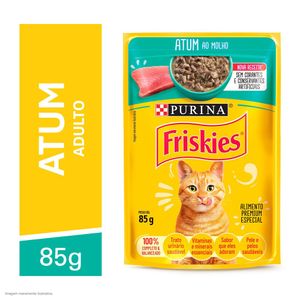 Ração p/ Gatos Friskies Sachê Molho Atum Sachê 85g