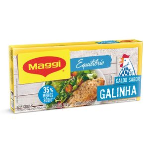 Caldo em Tablete Maggi Equilibrium Galinha 114g