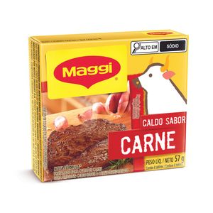 Caldo em Tablete Maggi Carne 57g com 6 Unidades