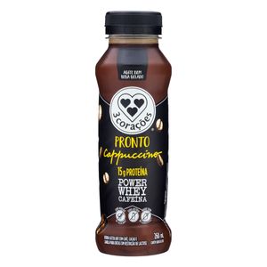 Bebida Láctea 3 Corações Zero Lactose Cappuccino 260ml