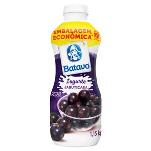 Iogurte Batavo Parcialmente Desnatado Jaboticaba Garrafa 1.15kg Embalagem Econômica