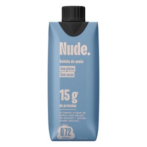 Bebida à Base de Aveia Nude. s/ Adição de Açúcar 15g de Proteína Cacau Caixa 250ml