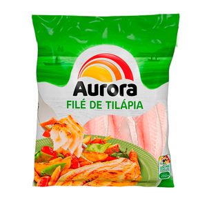 Filé de Peixe Tilápia Aurora Congelado 800g