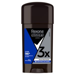 Desodorante Rexona Clinical em Creme Clean 58g