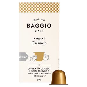 Café em Cápsula Baggio Aromas Torrado e Moído Caramelo Caixa 50g c/ 10 Unid