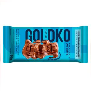 Chocolate Goldko Ao Leite Zero Açúcar Pacote 80g