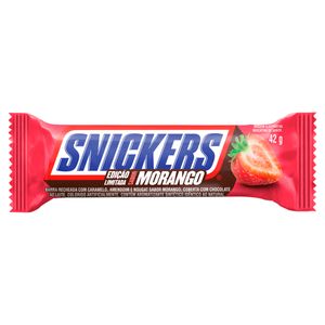 Chocolate Snickers Morango 42g Edição Limitada