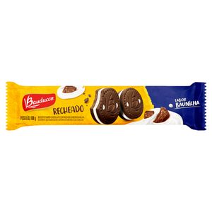 Biscoito Recheado Bauducco Chocolate Recheio Baunilha 108g