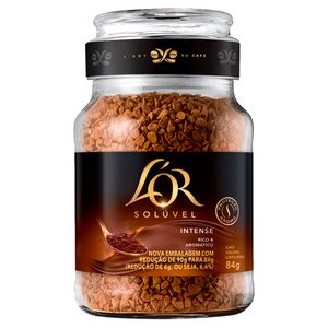 Café Solúvel Lor Liofilizado Intense Vidro 84g