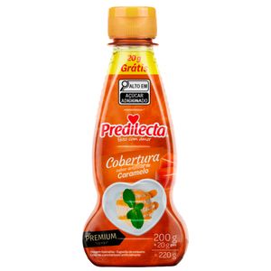 Cobertura para Sorvete Pedilecta Caramelo Squeeze 200g