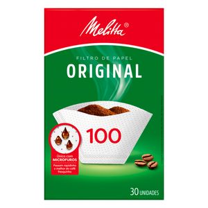 Filtro de Papel Melitta N.100 com 30 Unidades
