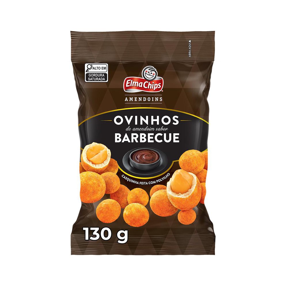 Ovinhos de Amendoim Elma Chips Barbecue 130g - Prezunic