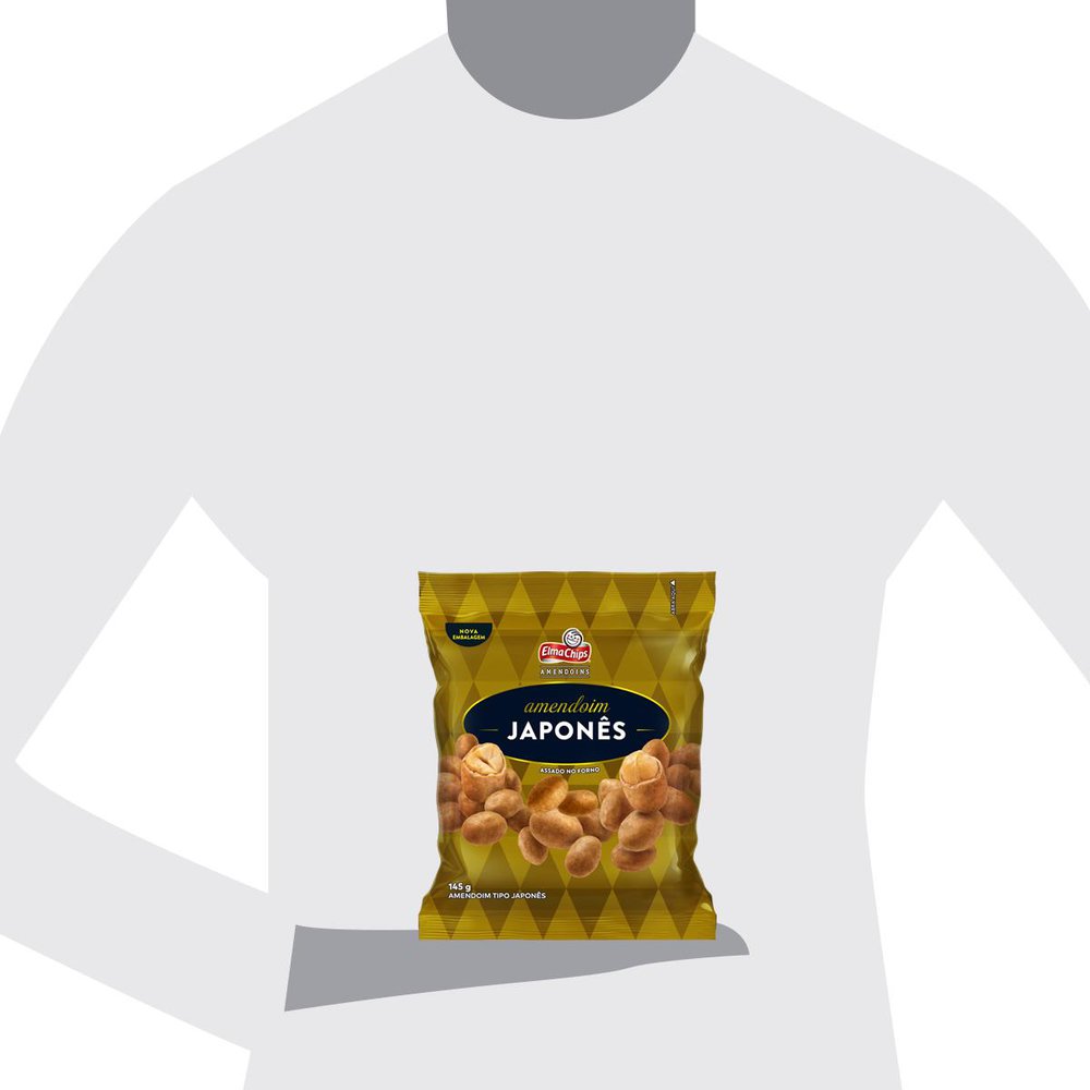 ミニシモンズ　ola de oro / sim Ovinhos de Amendoim Elma Chips Pacote 235g - giassi - Giassi