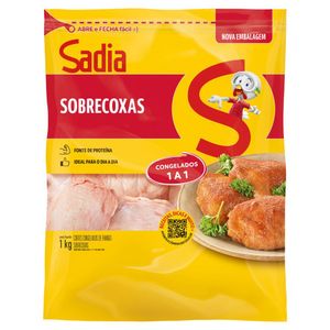 Sobrecoxa de Frango Congelada Sadia Zip 1Kg