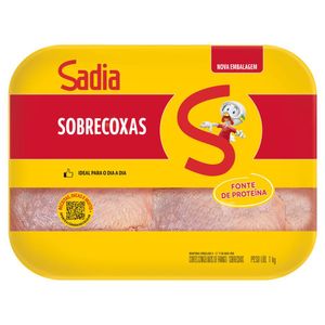 Sobrecoxa de Frango Sadia Congelada Bandeja 1Kg