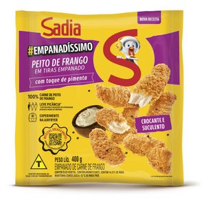 Empanado Frango Sadia Peito em Tiras Empanadíssimo 400g