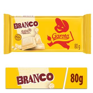 Chocolate em Barra Garoto Branco 80g