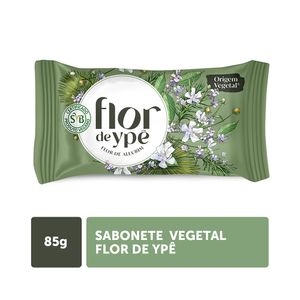 Sabonete em Barra Flor de Ypê Vegetal Flor de Alecrim 85g