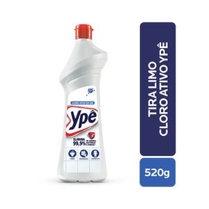 Tira Limo em Gel Ypê Cloro Gel Ativo 520g