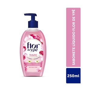 Sabonete Líquido p/ Corpo e Mãos Flor de Ypê Flor de Maçã e Framboesa Frasco Pump 250ml