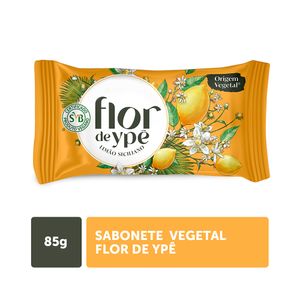 Sabonete em Barra Flor de Ypê Vegetal Limão Siciliano 85g