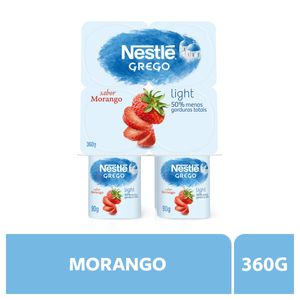 Iogurte Nestlé Grego Light Morango 360g