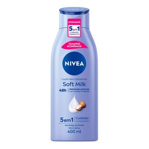 Loção Hidratante Nivea Soft Milk Frasco 400ml