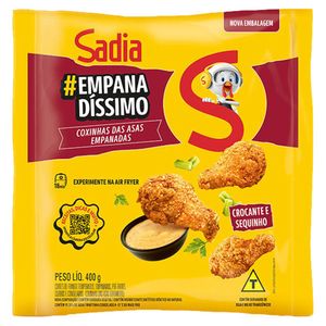 Empanado de Frango Coxinha de Asa Congelado Sadia 400g