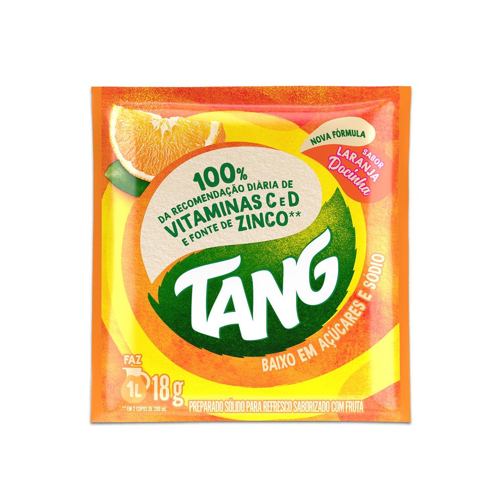 Refresco em Pó Tang Laranja Docinha 18g | Prezunic