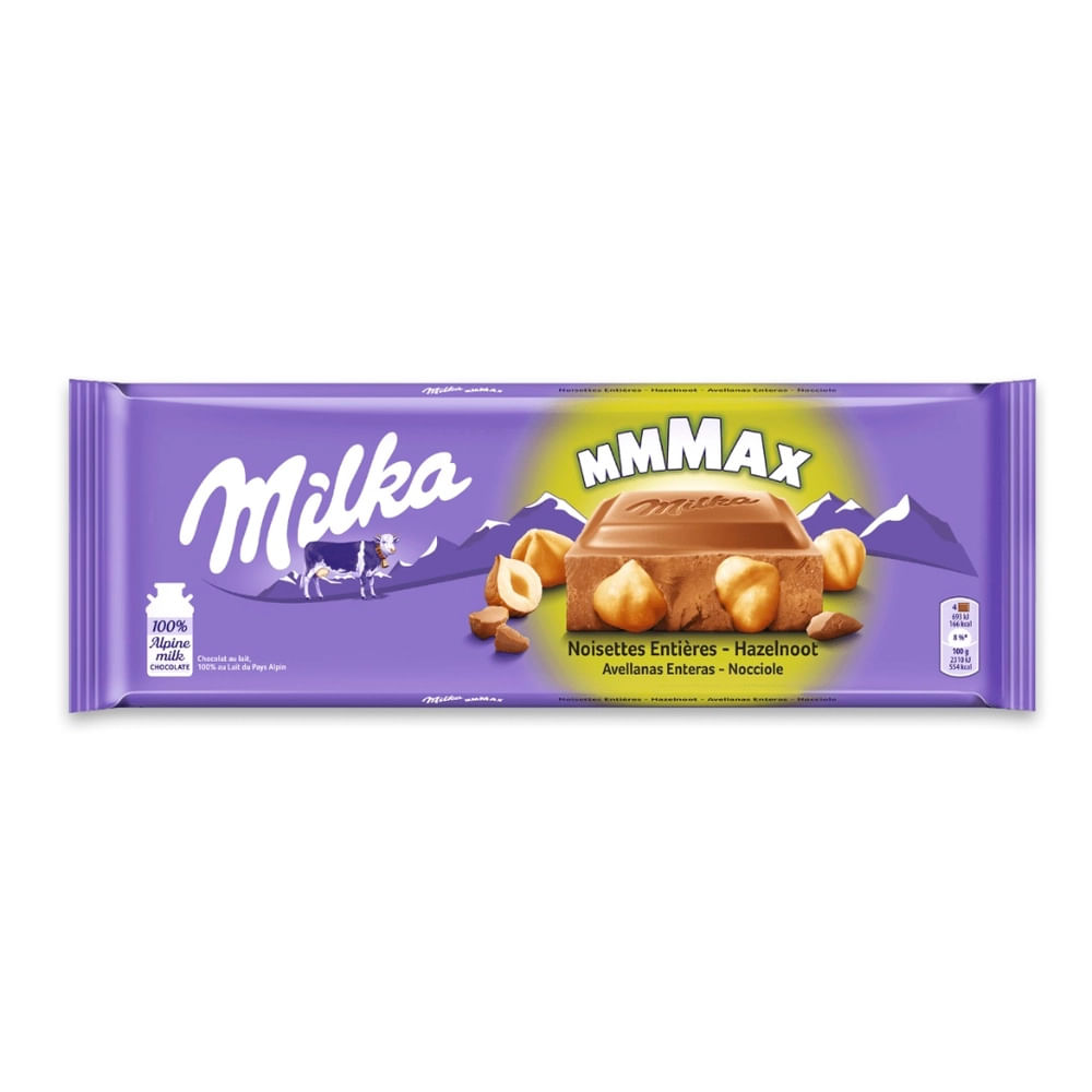 Chocolate Milka Avelãs Inteiras 270g