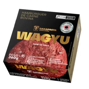 Hamburguer Bovino Carapreta Wagyu 180g c/2 Unid