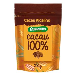 Cacau em Pó 100% Guimarães Zero Açúcar s/ Lácteose 200g