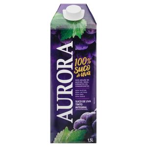 Suco Aurora Integral Uva Tinto Caixa 1.5l