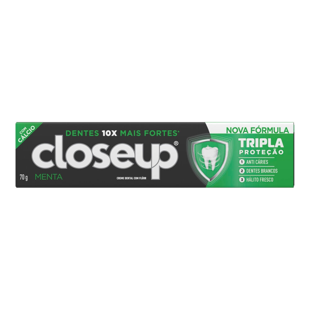 Creme Dental Closeup Triple Menta 70g | Prezunic