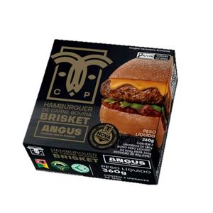 Hamburguer Bovino Carapreta Briske Congelado 180g c/ 2 Unid