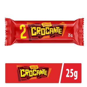 Chocolate Garoto Recheio Amendoim Crocante 25g c/ 2 Unid