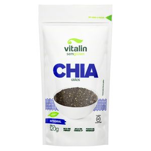 Chia Vitalin em Grãos Integral s/ Glúten Pouch 120g