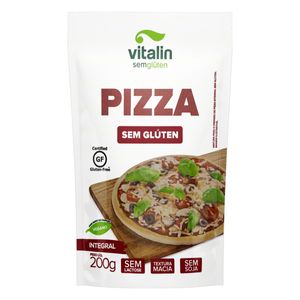 Mistura Vitalin p/ Massa de Pizza Integral s/ Glúten Zero Lactose Sachê200g