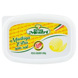 Manteiga Gran Mestri Extra sem Sal Pote 200g